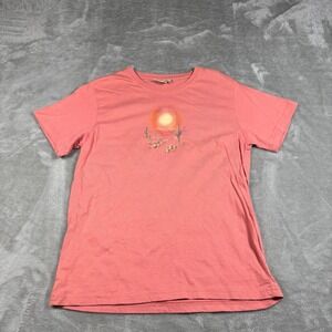 Vintage Artisans Shirt Womens Medium Pink Desert Sunset Cactus 90s Southwest